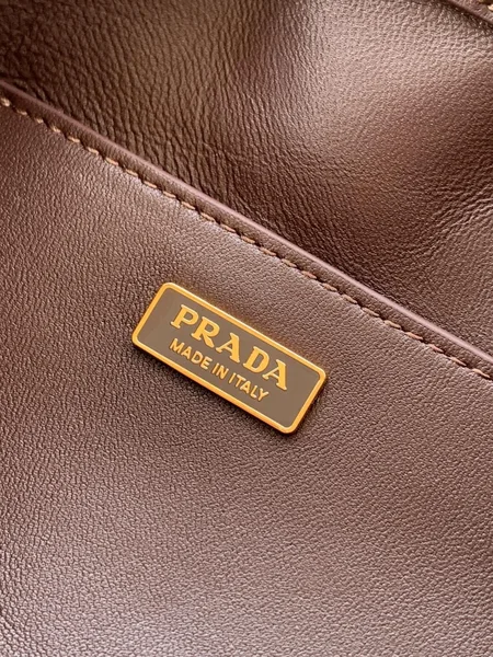 Prada Explore Medium Backpack in Sienna Nappa Leather product view 6