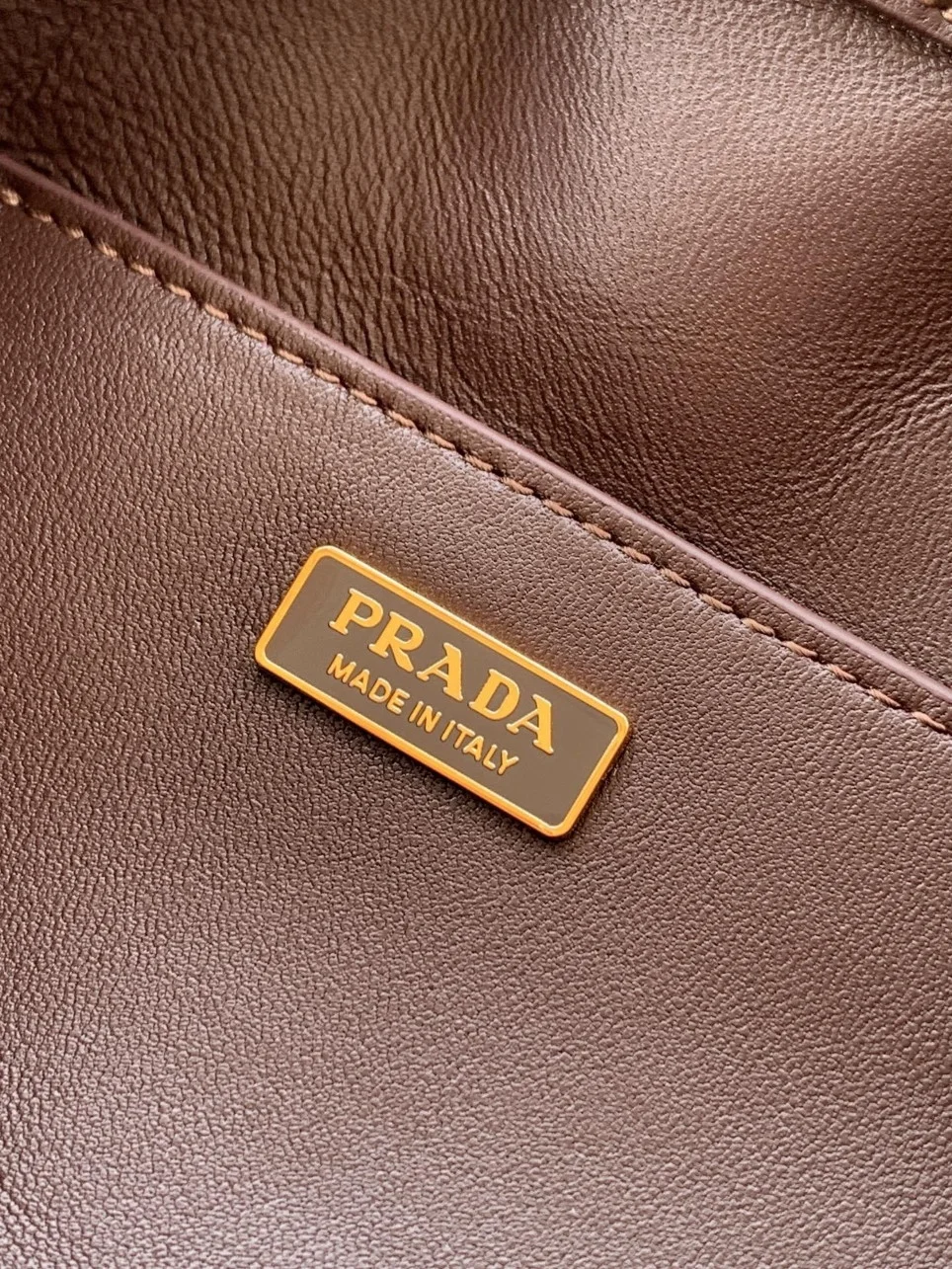 Prada Explore Medium Backpack in Sienna Nappa Leather product view 6