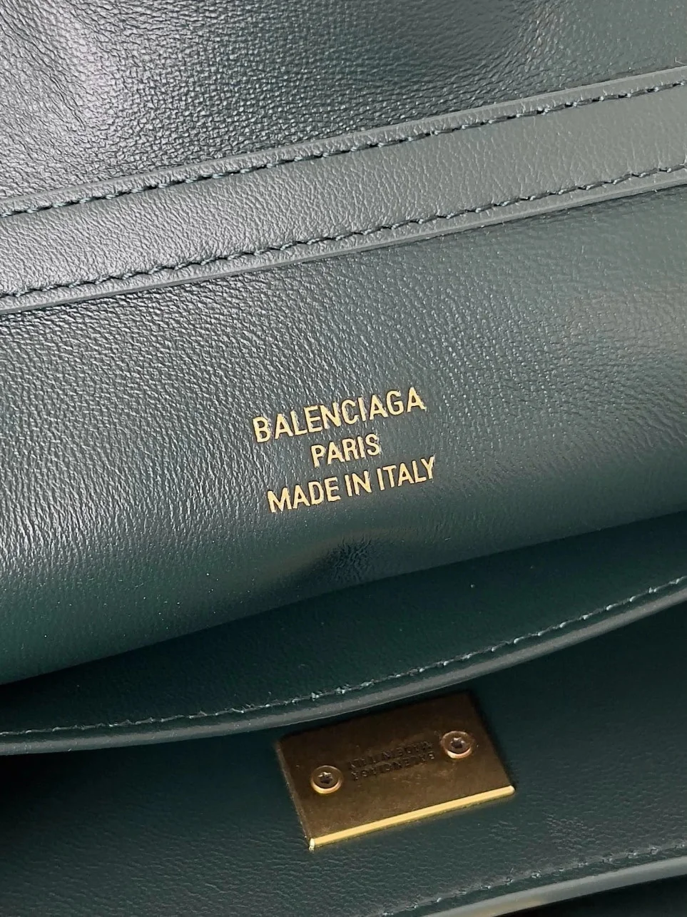 Balenciaga Rodeo Mini Bag in Dark Green Calfskin product view 10