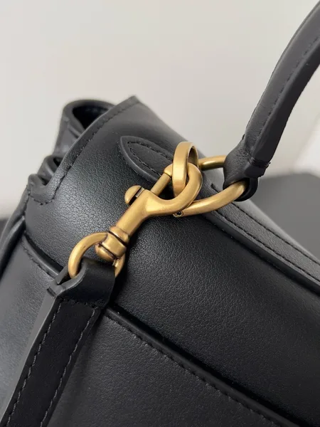 Balenciaga Rodeo Medium Bag in Black Calfskin product view 10