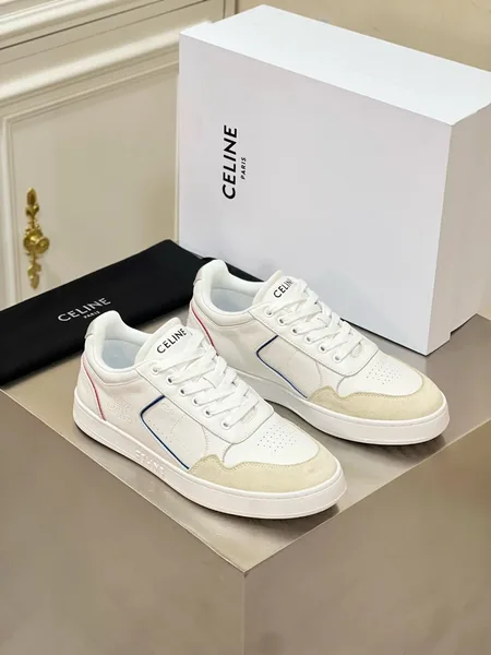 Celine Women’s CT-10 Low-top Sneakers in White Leather product view 5