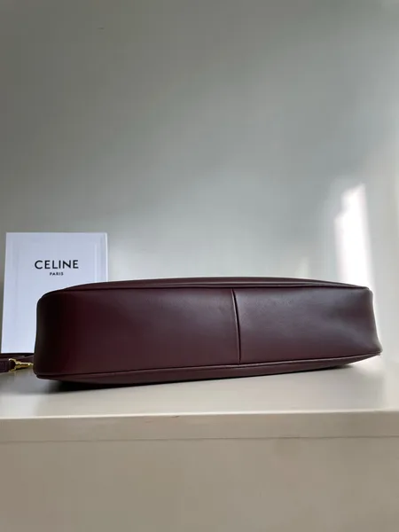 Celine Medium Camille 16 Soft Bag In Smooth Calfskin — Burgundy product view 9