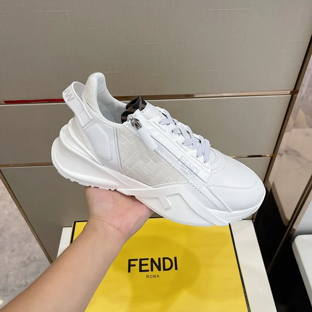 Fendi Flow Low-Top Sneakers White 2022 product view 5
