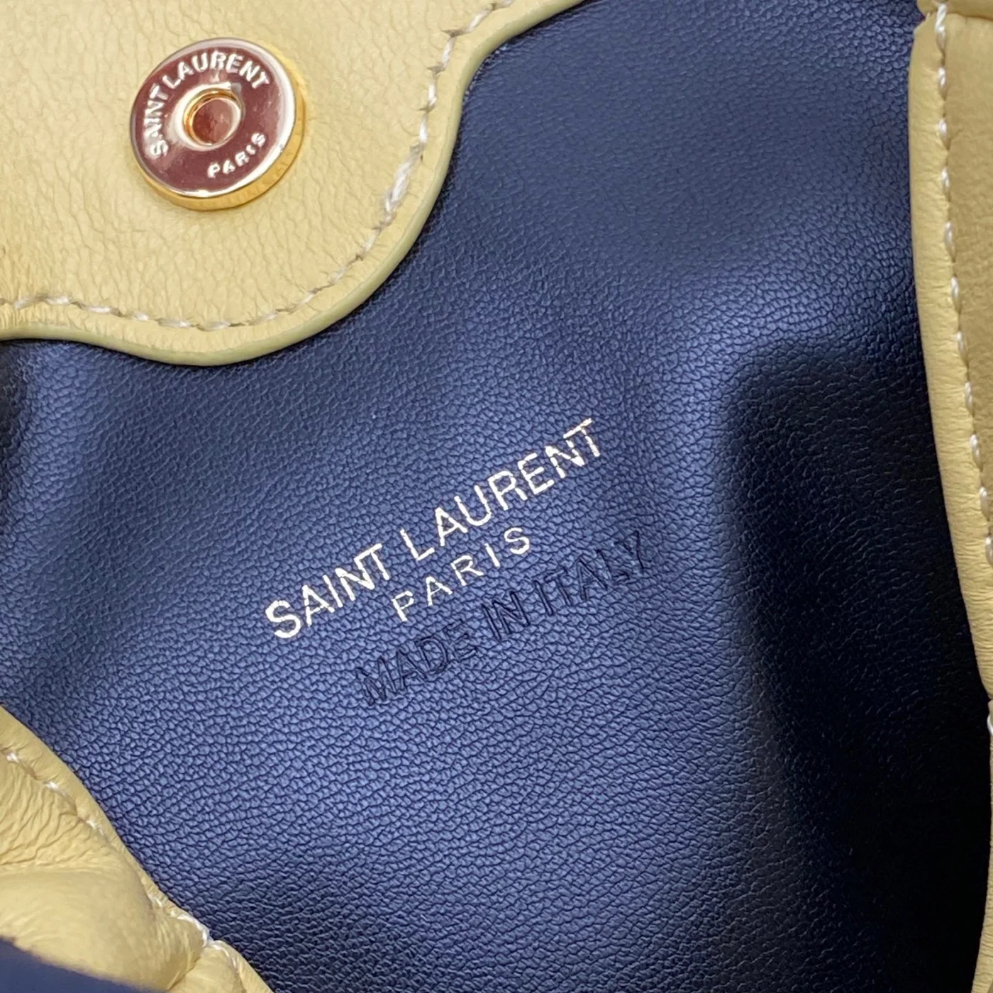 Saint Laurent Jamie Mini Shoulder Pouch — Yellow product view 9