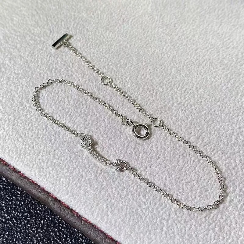 Tiffany & Co. T Smile Chain Bracelet Silver-Tone product view 1