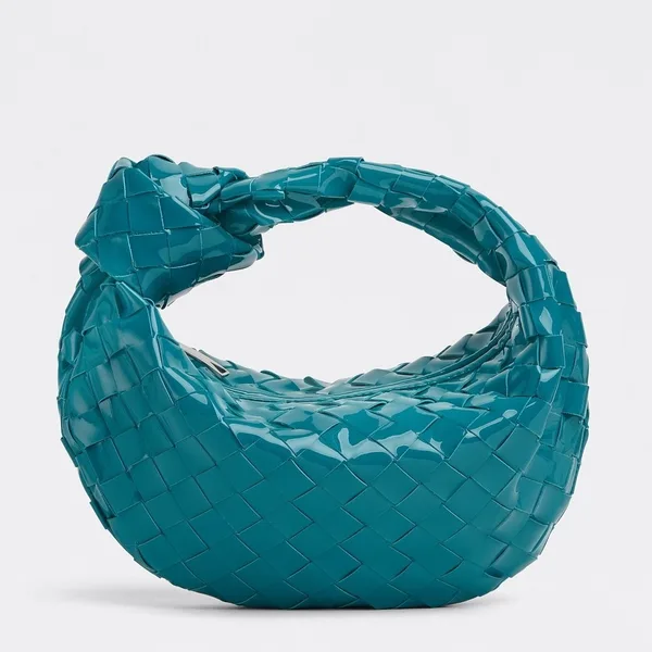 Bottega Veneta BV Jodie Mini Bag In Blaster Intrecciato Patent Leather product photo