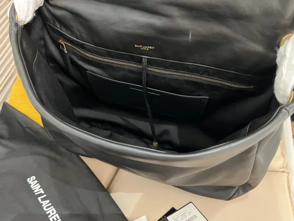 Saint Laurent Jamie 4.3 Shoulder Bag In Black Lambskin product view 3