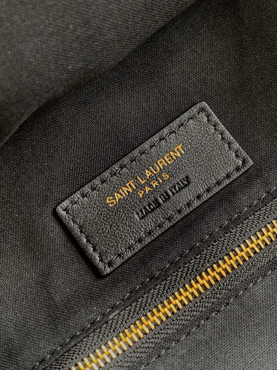 Saint Laurent Amalia Hobo Bag in Black Lambskin product view 10