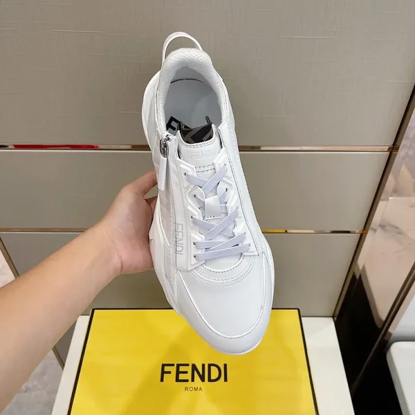 Fendi Flow Low-Top Sneakers White 2022 product view 4