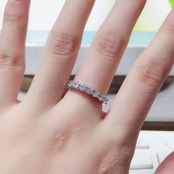 Tiffany & Co. Forever Seven-Stone-Effect Band Ring Silver-Tone product view 2