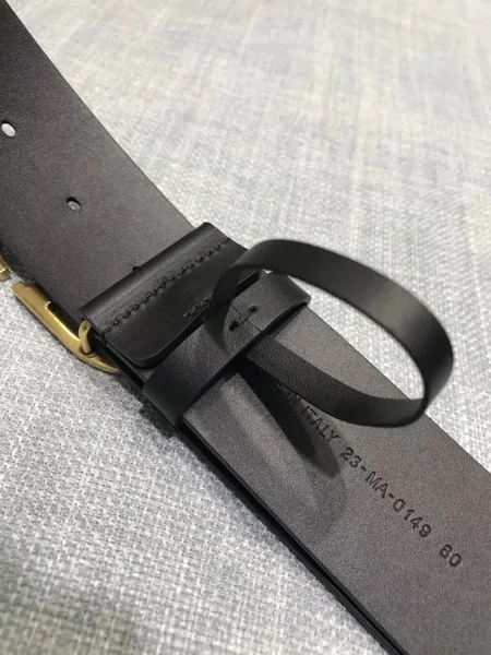 Dior 30 Montaigne 35MM Belt In Black Smooth Calfskin product view 3