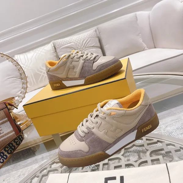 Fendi Match 2024 Sneakers Beige Yellow product view 6
