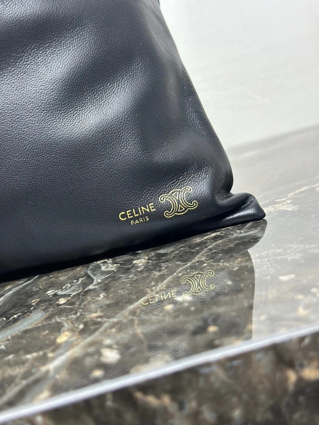 Celine Small Crystal Pouch — Black product view 5