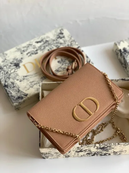 Dior 30 Montaigne 2 In 1 Belt Bag In Poudre Calfskin product view 3