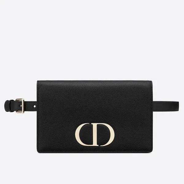 Dior 30 Montaigne 2 In 1 Belt Bag In Black Calfskin product photo