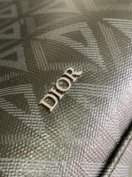 Dior Safari Tote Bag in Black CD Diamond Canvas product view 3