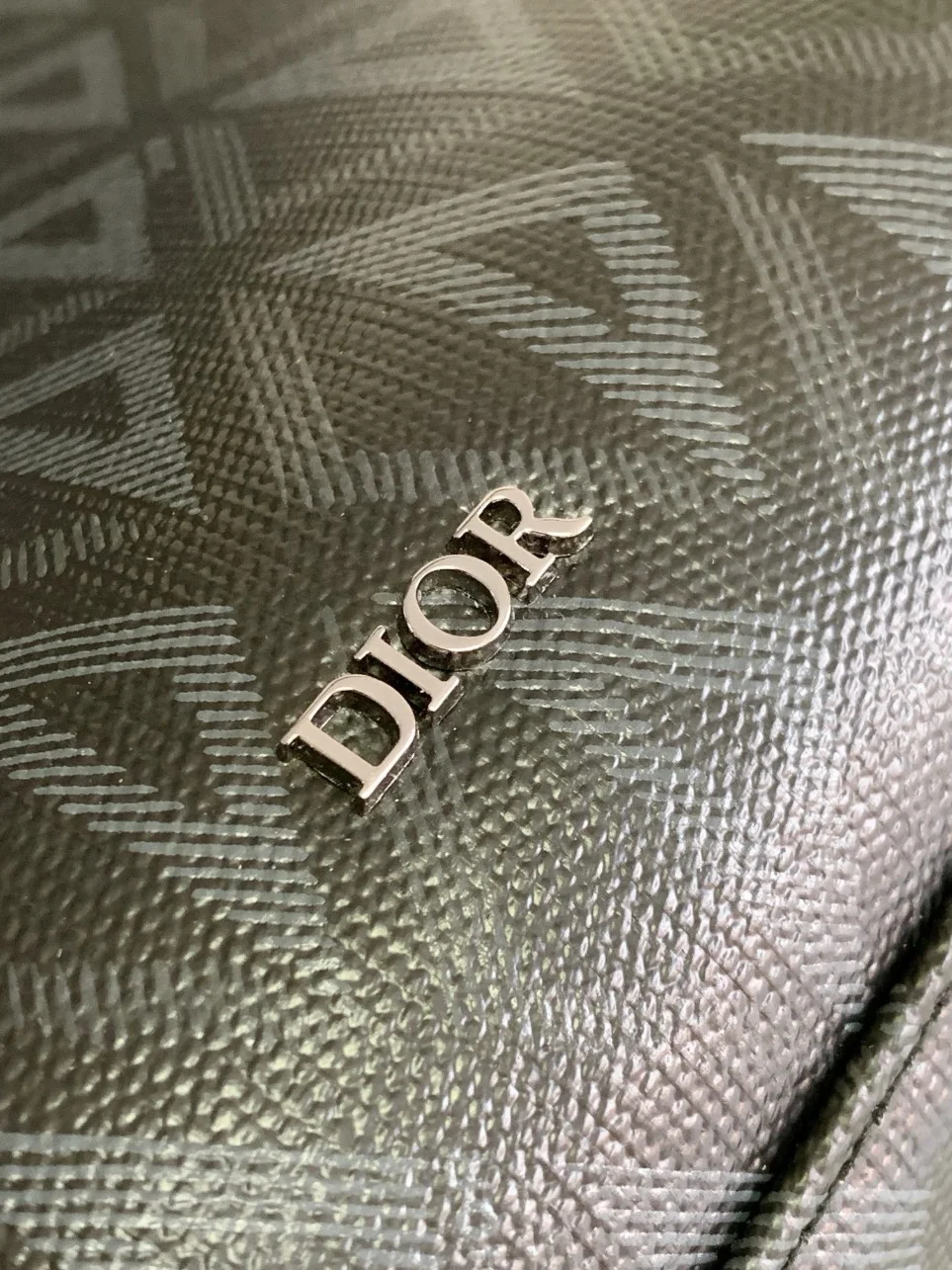 Dior Safari Tote Bag in Black CD Diamond Canvas product view 3
