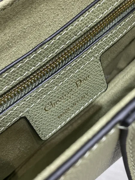 Dior Saddle Bag With Strap — Green product view 8