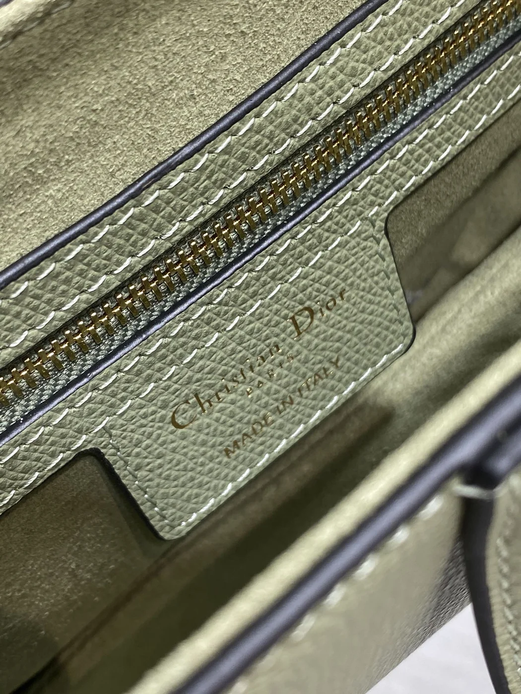 Dior Saddle Bag With Strap — Green product view 8