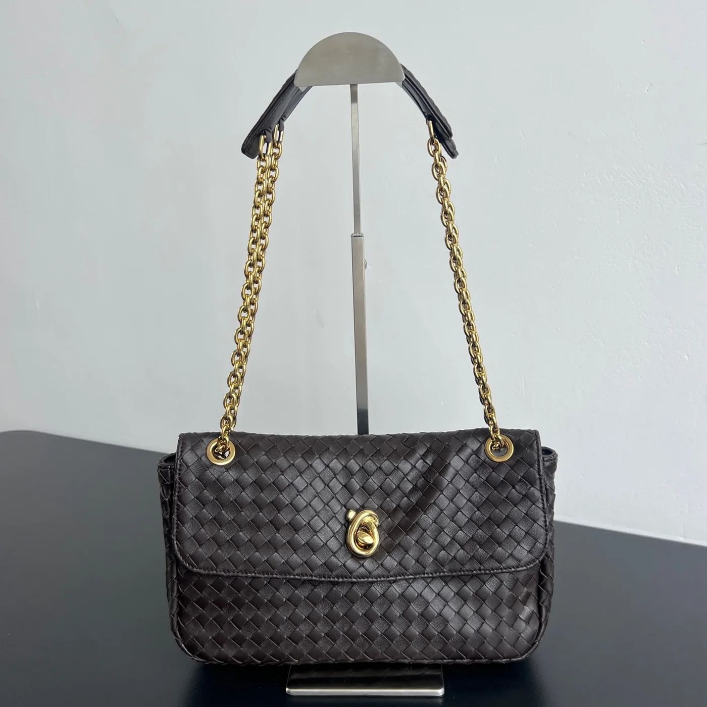 Bottega Veneta Madison Bag — Dark Brown product view 1