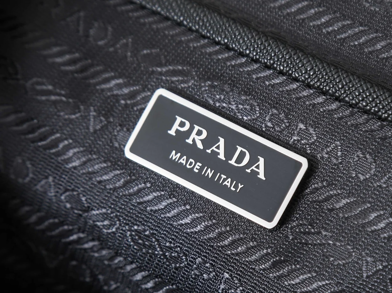 Prada Backpack in Black Re-Nylon product view 6
