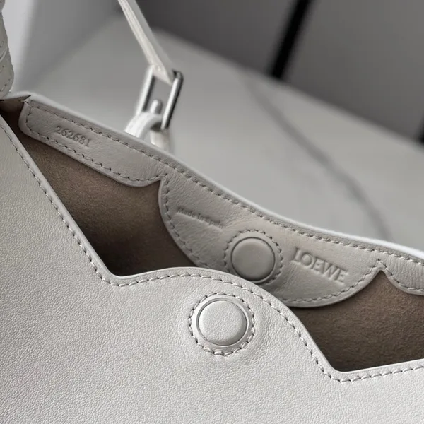 Loewe Mini Scarf Bag — White product view 8