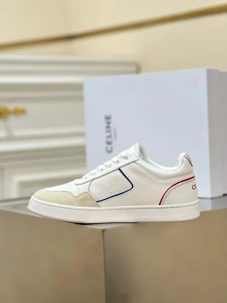 Celine Women’s CT-10 Low-top Sneakers in White Leather product view 6