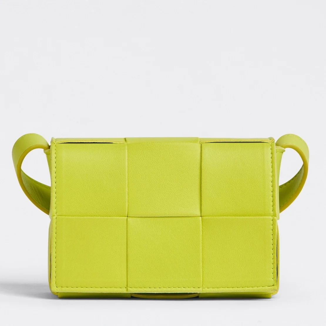 Bottega Veneta Candy Cassette Bag In Acid Kiwi Lambskin product view 1